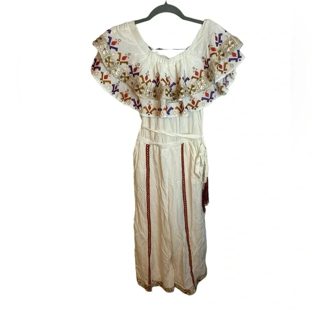 Alex Vinash Embroidered Jumpsuit